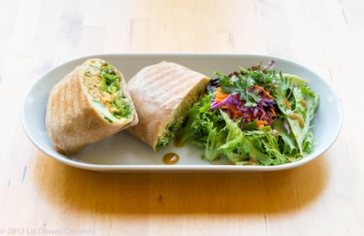 Baked Falafel Wrap Image