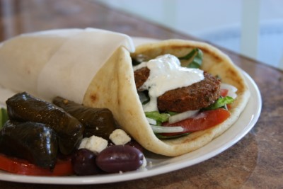 Vegetarian Falafel Sandwich Image