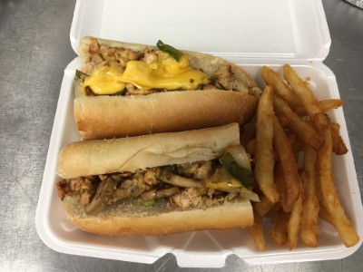 Chicken Cheese Steak Sandwich Image