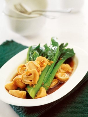 59. Chinese Broccoli & Mushrooms Image
