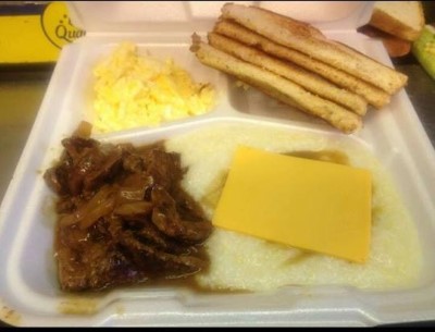 Fried Liver Breakfast Image