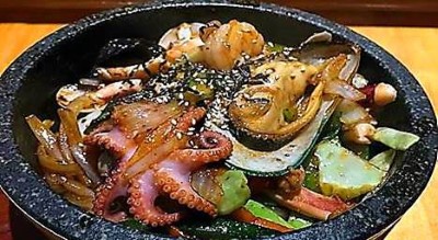 35. Seafood Dolsot Bibimbap (해물돌솥) Image