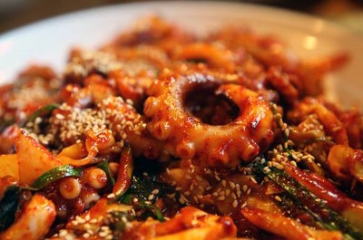 69. Spicy Small Octopus (낚지소면) Image