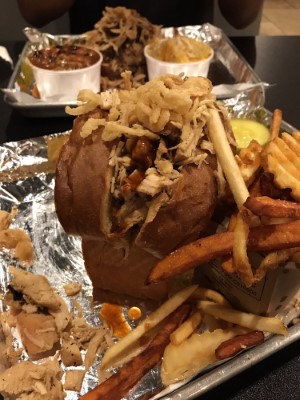 Pulled Chicken Sandwich Image
