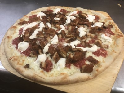 Chicken Parmigiana Pizza Image