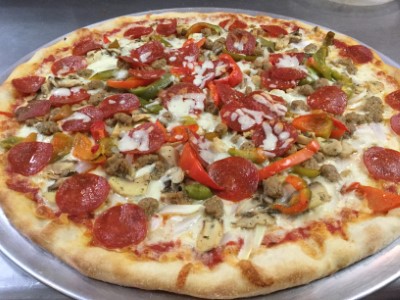 The Works Pizza Image