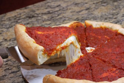 Stuffed Cheese Pizza Image