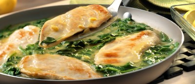 Chicken Scalopine w/ Spinach Image