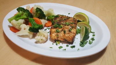 (#19) Grilled Salmon Steak Image