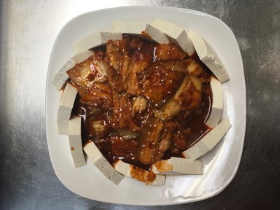 A11. Samgyupsal Tofu Kimchi (삼겹살 두부김치) Image
