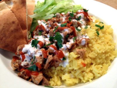Halal Chicken over Rice Image
