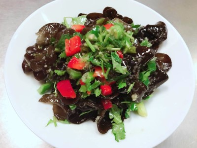 A11. Delightful Cold Wooden Ear Mushroom Salad 涼拌木耳 Image