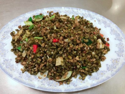 P19. Ground Pork with Pickled String Bean 泡紅豆炒肉末 Image