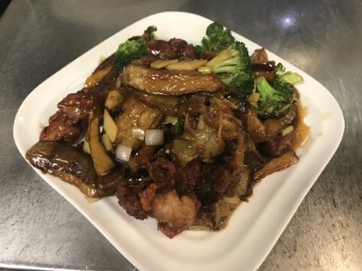 518. Pan Fried Fish Fillet with Eggplant 香煎班球焖茄子 Image
