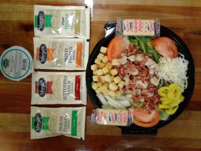 Chicken Bacon Salad with 2 Breadstixs Image