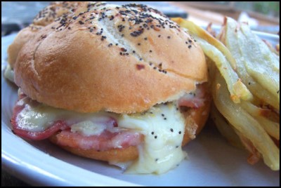 Ham Sandwich W/fries Image