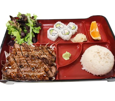 Beef Teriyaki Bento Combo Image