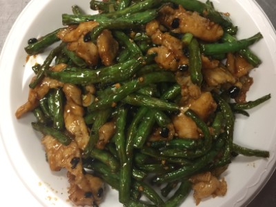 Chicken String Beans in Black Bean Sauce Image