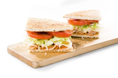 Turkey, Bacon & Cheddar Sandwich Image