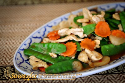CS5. Snow Pea and Almond Image