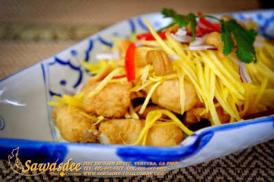 CS9. Crispy Fish with Green Mango Image
