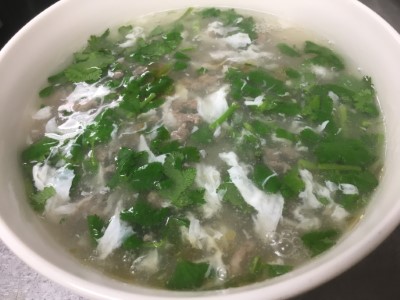 Minced Beef with Egg Drop Soup 西湖牛肉羹 Image