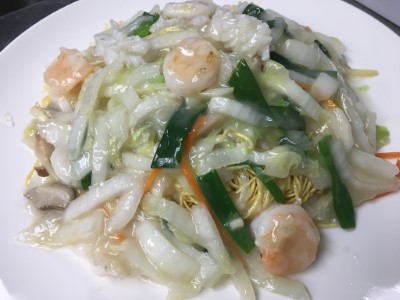 Pan Fried Noodles with Seafood 海鮮兩面黃 Image