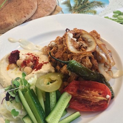 Vegan Chicken Platter Image