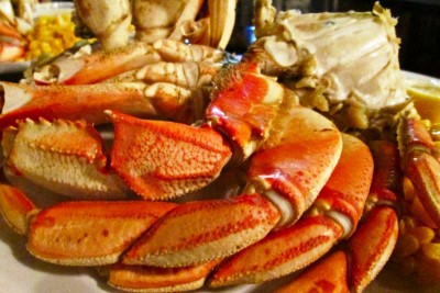 Dungeness Crab Leg Clusters Image
