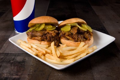 2 Pulled Pork Sliders & SM Fry Image