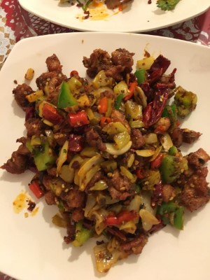 Chicken with Preserved Cabbage 酸菜泡椒鸡丁 Image