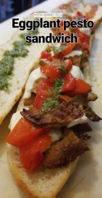 Eggplant & Pesto Sandwich Image