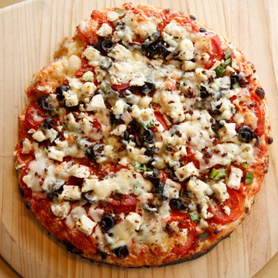 Pollo Putanesca Pizza Image
