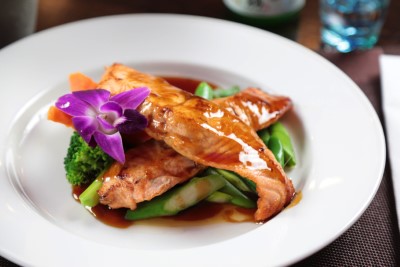 Teriyaki Grilled With Salmon Image