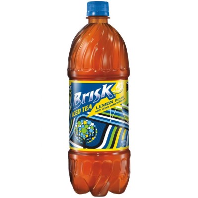 bottle of brisk ice tea Image