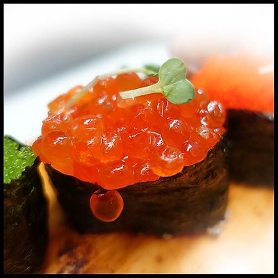 Ikura Sushi (Salmon Roe) Image