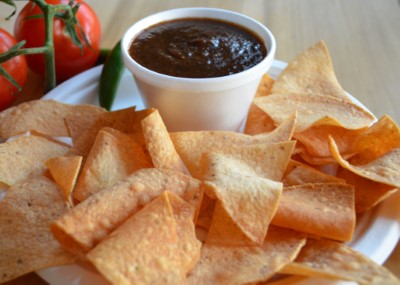 Crispy Corn Tortilla Chips & Fresh Salsa Image