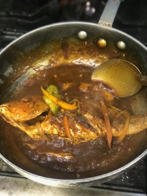 Brown Stew Red Snapper Image
