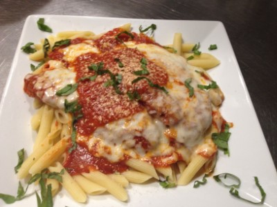 With Chicken Parmigiana Image