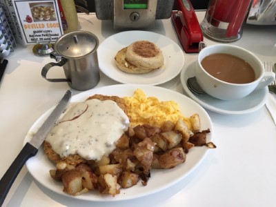 Country Fried Steak & Eggs Image