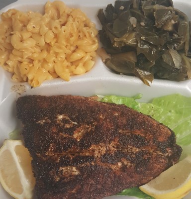 Blackened Salmon Dinner Image