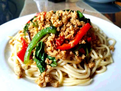 N7. Thai Basil Spaghetti Image
