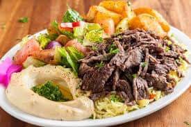 Shawrma Plate W / Rice Meal Image