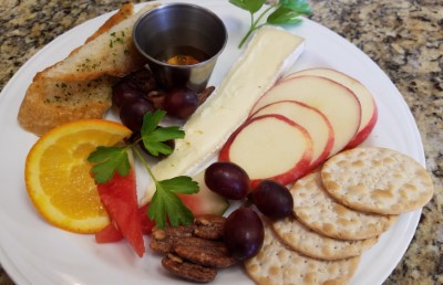 Brie And Fruit Plate Image