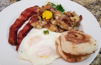 Traditional Bacon And Eggs Image