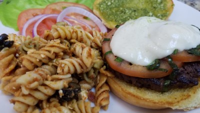 Caprese Burger Image