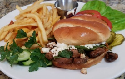 Sauteed Mushroom Burger Image