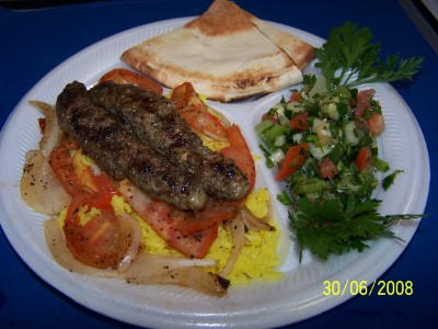 Kofta Beef Rice Jeru Salad Image