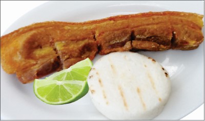 10. CHICHARRON CON AREPITAS Image