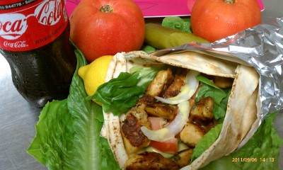 Shawarma Chicken Wrap Image